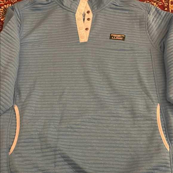 L.L. Bean Women’s plus size quarterneck with buttons - Picture 2 of 6